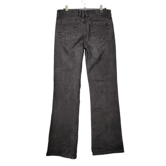 KUT FROM THE KLOTH KP011MB2 Black Mid Rise Bootcut Stretch Denim Jeans SIZE 2 - Picture 2 of 14